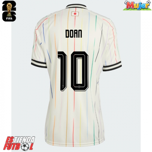 Japón Ritsu Doan #10 Segunda Equipación Mujer Mundial 2026 Manga Corta